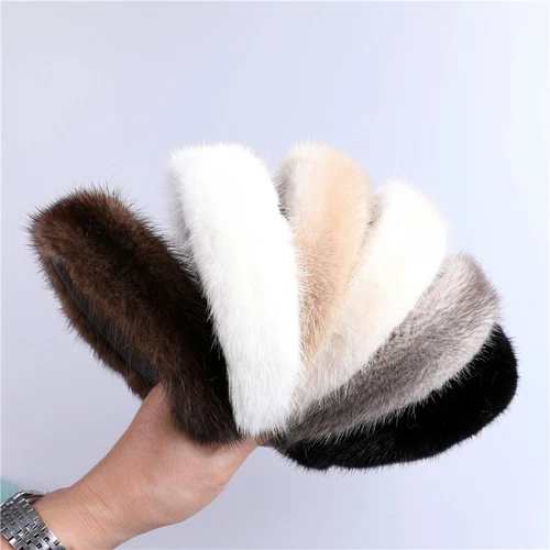 women's luxury100% mink fur headband real fur hair band Hair hoop - Picture 4 of 30