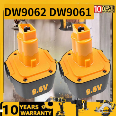 2PACK 9.6V Replacement for Dewalt 9.6 Volt Battery DW9062 DW9061 DE9036 DE9062