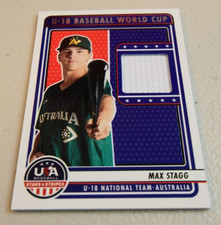 2023 USA Baseball Stars & Stripes U-18 World Cup Australia Materials Max Stagg