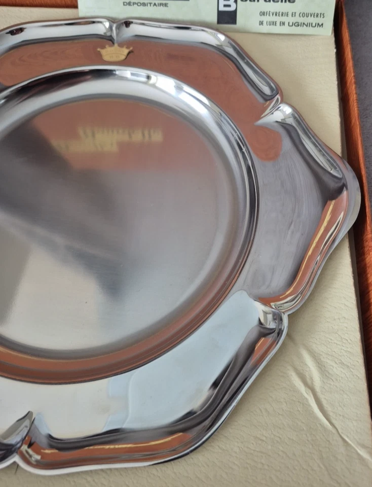 Orfèvrerie plat en uginium royal uginium BB Bouillet Bourdelle - Photo 4/4