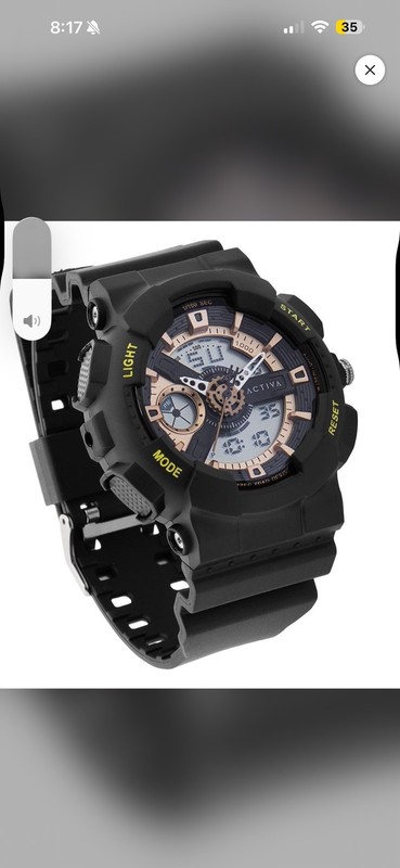 Activa Pixel X Invicta Digital Men's Watch - 50mm. Black ACW498-003