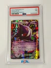 2014 POKEMON XY PHANTOM FORCES #34/119 GENGAR EX HOLO PSA 7