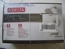 Delta Faryn Single-Handle 5-Spray Tub and Shower Faucet Brushed Nickel 144822-SS