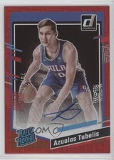 2023 Donruss Rated Rookie Choice Red Signatures 75/99 Azuolas Tubelis Auto 10j9