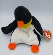 Ty Beanie Babies Waddles Penguin Plush Bean Bag Stuffed Animal