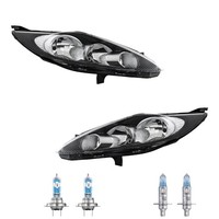 Halogen Scheinwerfer Set H7/H1 FüR Ford Fiesta VI Inklusive Lampen