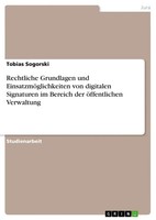 Tobias Sogorski | Rechtliche Grundlagen Und EinsatzmöGlichkeiten Von...