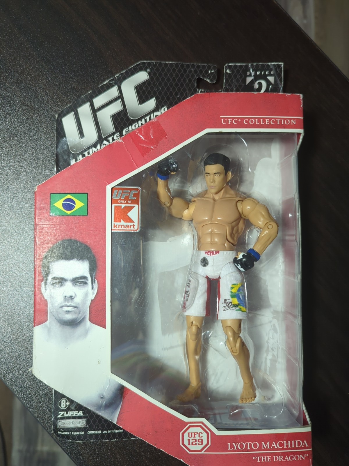UFC COLLECTION LYOTO MACHIDA FIGURE 2012 K-MART EXCLUSIVE JAKKS PACIFIC  SEALED