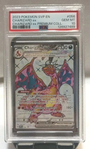 2023 Pokemon SVP en Premium Collection Charizard EX #056 Promo PSA 10