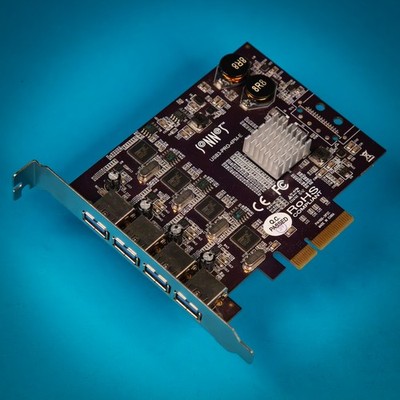 Sonnet USB 3 PCIe / Superspeed / Expansion Card / 4-Port / Mac or PC