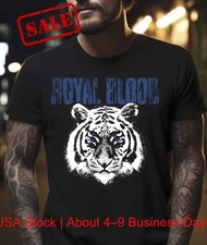 Royal Blood Band T-Shirt Black 100% Cotton Crew Neck Short Sleeve S-4XL