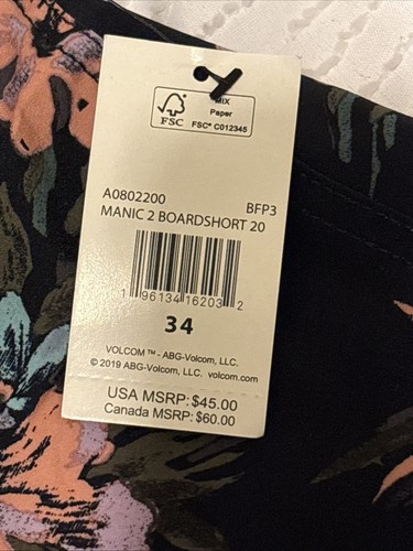volcom board shorts 34 - Picture 3 of 6