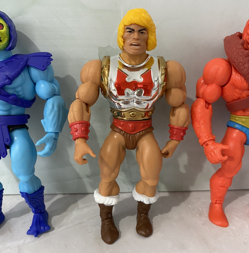 Masters of the Universe Figurki akcji MOTU Beast Man He Man Skeletor 2020 5" - Zdjęcie 3 z 9