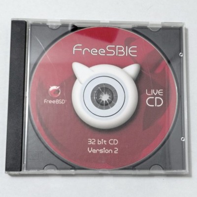 Vintage Linux CD   FreeBSD Live CD FreeSBIE 32 bit Version 2   Top Zustand