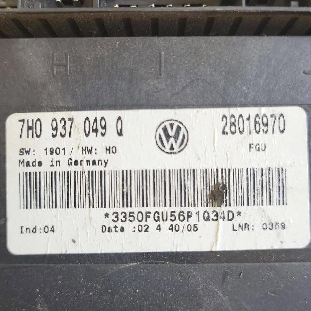 VW MULTIVAN V 7HM, 7HN, 7HF, 7EF, 7EM, 7EN Unité de Contrôle de Confort 33028575 - Immagine 4 di 4