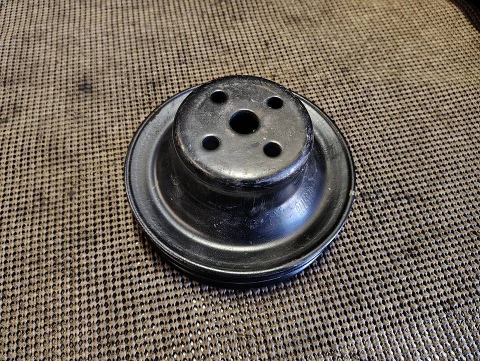 Buick GS GSX Riviera Electra 455 1971-72 aire acondicionado 2 ranuras bomba de agua polea 1235778 Foto 2 de 4