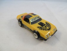 Vintage AURORA/AFX Yellow Pontiac Firebird 1/64 HO SCALE slot car great cond