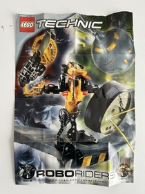 Lego Technic 8514 Robo Riders Power Complete With Instructions & Canister