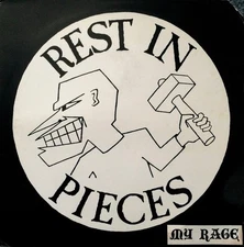 Rest In Pieces / My Rage 1987 US Punk LP Vinyl One Step Ahead Records 1LP2