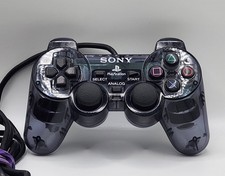 OEM Sony Playstation 2 PS2 controller Clear Gray Smoke Clean&Working Dualshock 2