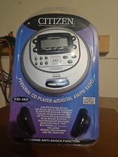 CITIZEN CD-140 AM/FM CD PLAYER NEW SEALED WALKMAN STYLE