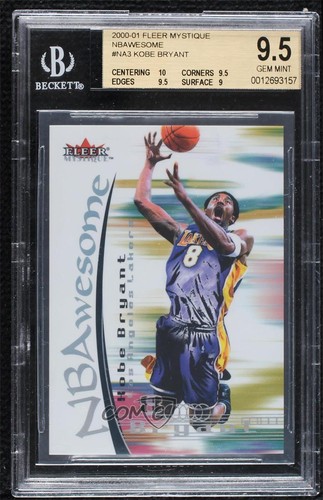 Kobe Bryant #3 — 2000 Fleer Mystique Nbawesome basketball card