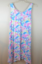 Fresh Produce Tropical Floral Beach Boho Sleeveless Sundress Women's Large Modal