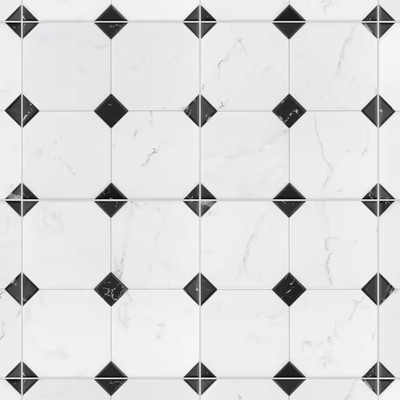 Betera Blanco 13-1/8 In. X 13-1/8 In. Porcelain Floor and Wall Tile (10.98 Sq. F