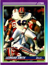 1990 Score #190 Leonard Smith