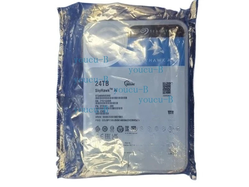 Seagate SkyHawk AI ST24000VE002 Hard drive 24 TB internal 3.5" ST24000VE002 - Image 2 of 3