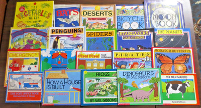 Lot of 20 PICTURE BOOKS BY GAIL GIBBONS Non-Fiction SCIENCE Homeschool Teacher