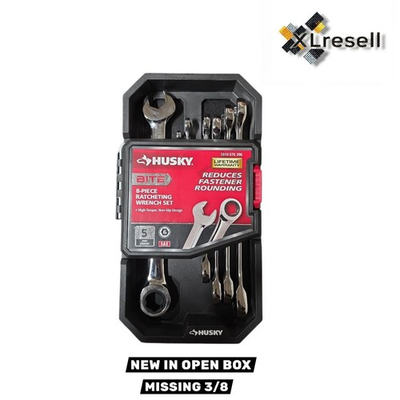 #ad Husky BITE SAE 72 Tooth Ratcheting Wrench Set 8 Piece MISSING 3 8 $19.90