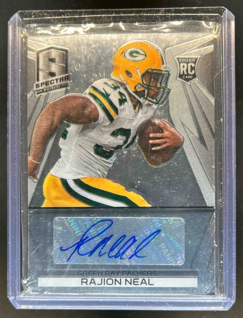 2014 Panini Spectra Rajion Neal RC Rookie Auto #49/149 Packers