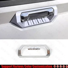 2022- 2024 For Toyota Tundra Chrome Silver Tailgate Door Handle Bowl Decor Cover