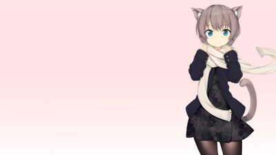 Nekomimi Girls Animal Ears Cat Girl Anime Poster 11x17in Glossy High End Print