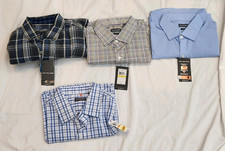 Van Heusen Men's Dress Shirts Lot Of 4 3 Small 1 Medium New W/ Tags MSRP 180