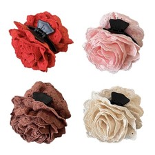 Rose Hair Clip Hair Claw Cute PonytailHolder Clip Hair Styling Tool Jaw Clip