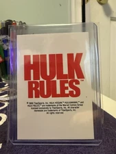 1990 Classic WWF Hulk Hogan (No Logo Contest Back) #145