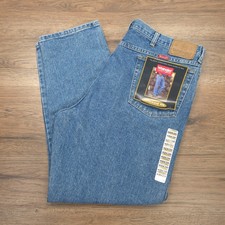 Vintage Wrangler Jeans Mens 40x30 Blue Made in USA Relaxed Fit 97601 AS Cotton