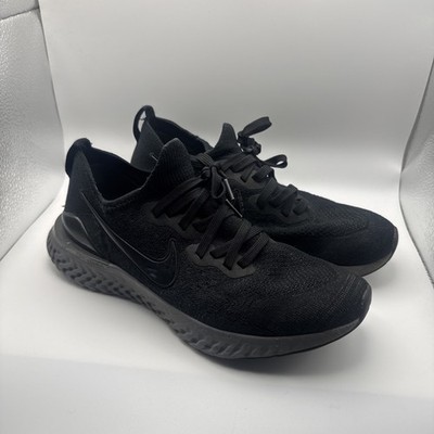 Nike Sneakers Epic Reach Flyknit Mens 9 Black NO INSOLES