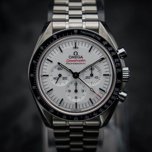 Omega White Speedmaster Moonwatch 42mm 310.30.42.50.04.001 | Complete Set