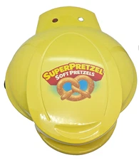Super Pretzel Soft Pretzels Maker With Cheese Warmer, New Without Box