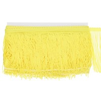 "Kettenfransenbesatz, 5 Yards 4\" Polyester, Zitronengelb, Diy Dekoration"
