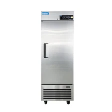 27" Commercial Fridge, ICECASA Single Door Commercial Reach-In Cooler 23 Cu.ft