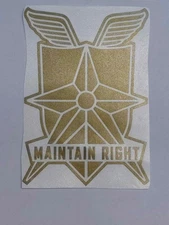 4 inch MFP MAD MAX sticker decal badge Pursuit Special Road Warrior Interceptor