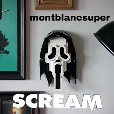 BUILDMOC *NEW* Ghostface Movie Character Mask 542 Pcs MOC Building Brick Set GiftUK