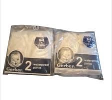 Gerber New Waterproof Pants 0-3 Months 8-12 Lbs 2 Packs Of 2 Diaper Covers