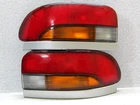 1992 2000 JDM SUBARU IMPREZA GF8 SILVER TRIM TAIL LIGHTS RARE ITEM FACTORY OEM