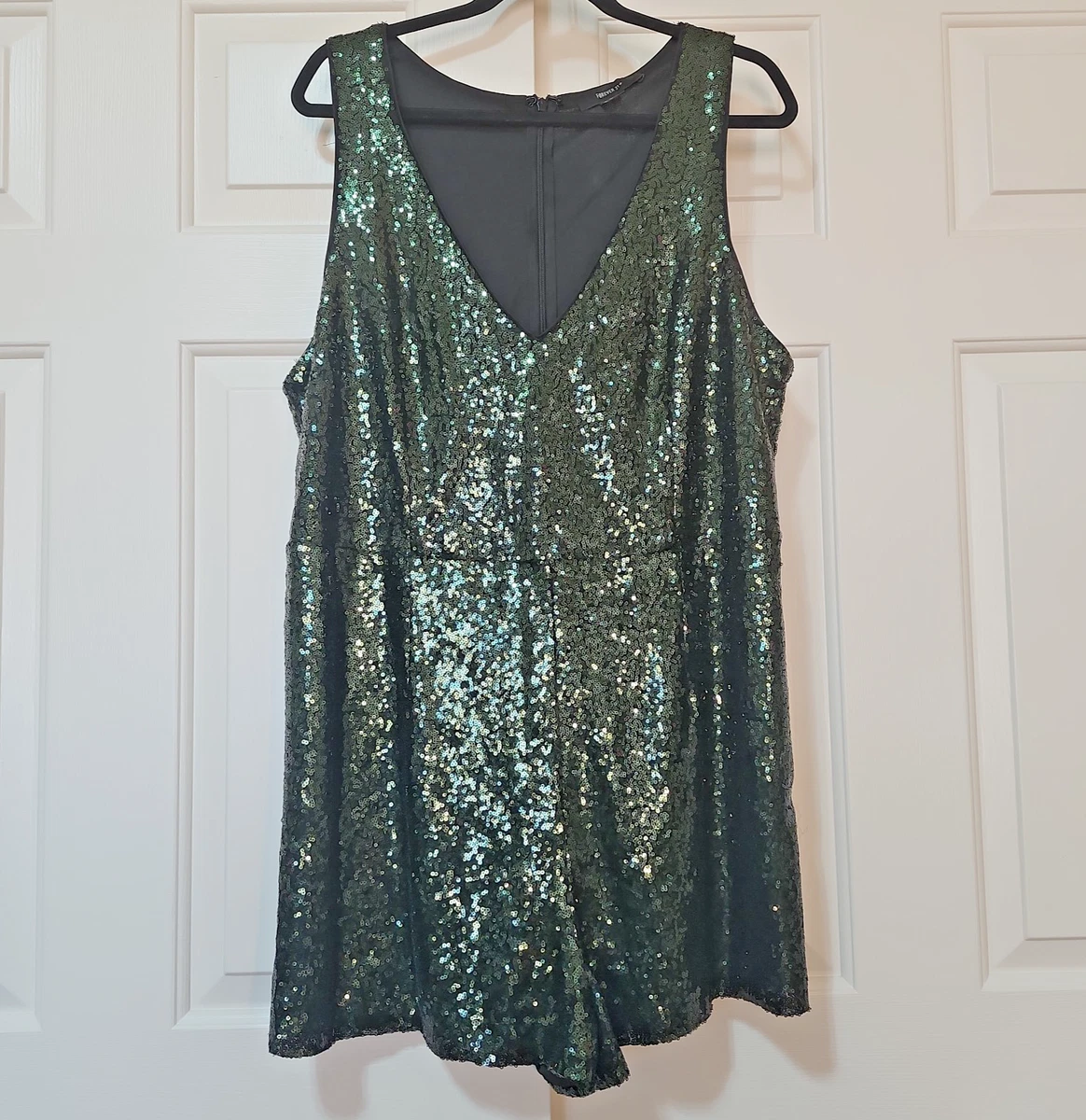 green sequin dress forever 21 Women's for sale Cami dress
