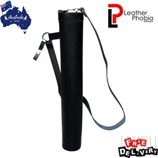 Traditional Archery Arrow Bow Bag Back Side Waist Quiver Leather Adjustable Strp